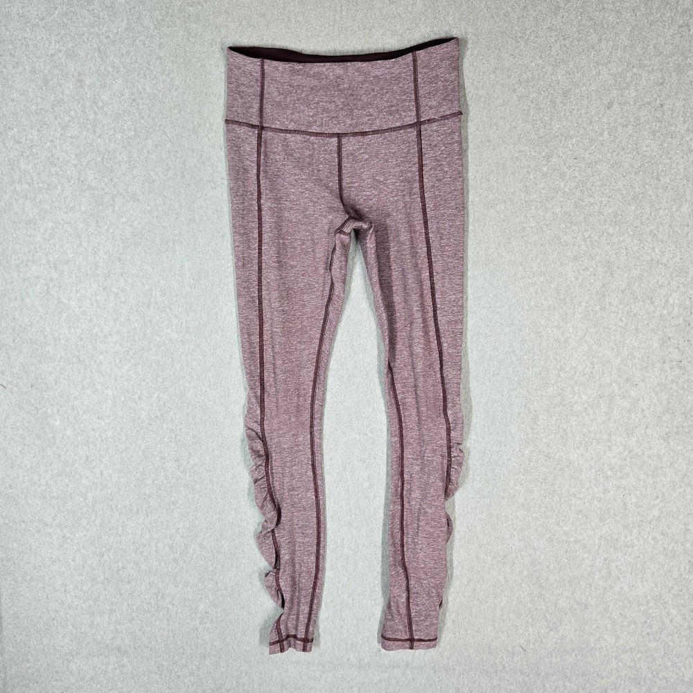 Lululemon Women Activewear Pants 6 Purple Turn Around Legging Yoga